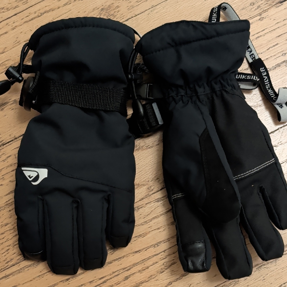 Quiksilver Black Winter Gloves